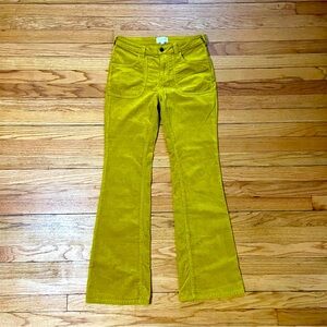 Pilcro (Anthropologie) - Gold/Yellow Corduroy Pants